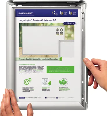 Produktbild von deflecto Plakatrahmen, DIN A3, silber eloxiert