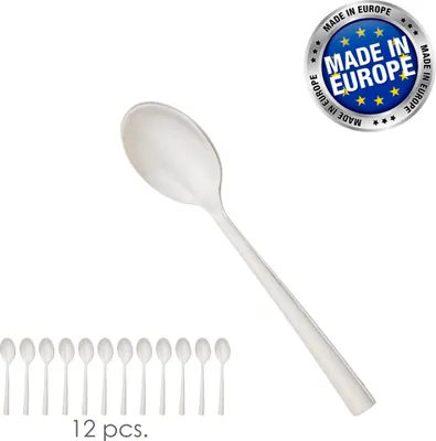 Immagine prodotto di Cucchiaio da caffè e da dessert Flair 135 mm. Confezione da 12 pezzi