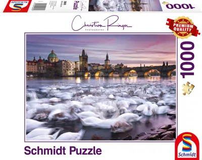 Produktbild von Schmidt Spiele Prag – Schwäne, 1000 Stück(e), Landschaft, 12 Jahr(e)