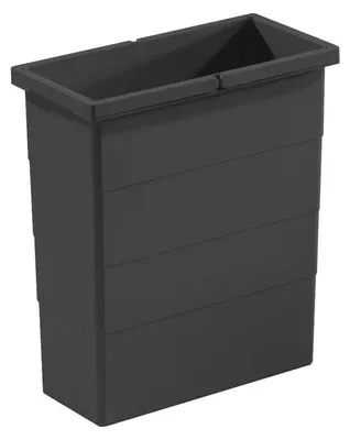 Immagine prodotto di Hailo Inneneimer 1129929 2 Henkel dunkelgrau 14 Liter 320 x 156 x 350 mm