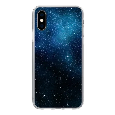Produktbild von MuchoWow® Handyhülle Schutzhülle Hülle für iPhone X Galaxie - Nacht - Galaxie - Jungen - Mädchen - Kinder Silikon Softcase Handy Hülle - Handyhülle