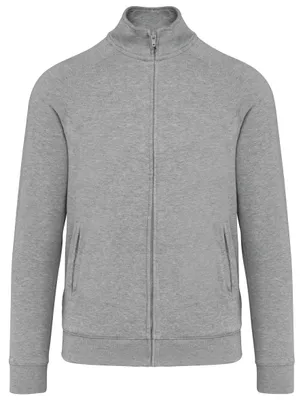 Image de WK. Veste unie en coton, conçue pour le travail, avec manches raglan