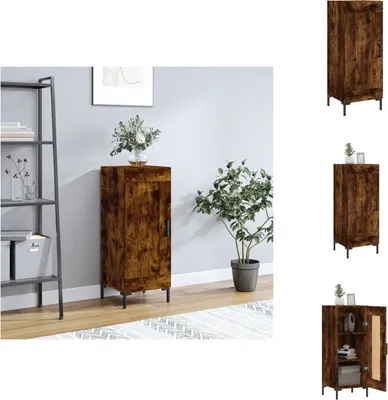 Obrázok produktu pre vidaXL Príborník smoke oak 34,5x34x90 cm materiál na báze dreva - Príborníky