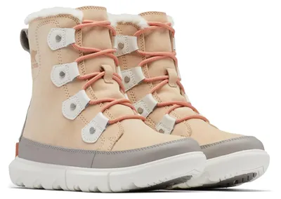 Zdjęcie produktu dla Sorel Explorer II Joan WP, wodoodporne zimowe buty damskie, kolor beżowy (Nova Sand)
