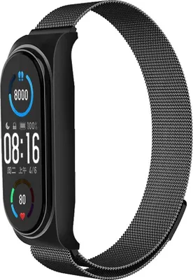 Obrázek produktu pro Řemínek METAL pro XIAOMIi Mi Band 7 black (01)