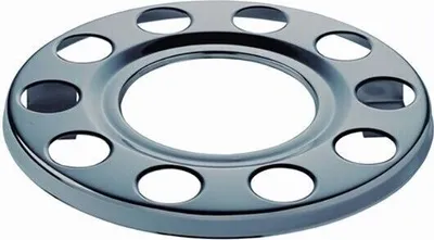 Produktbild von TruckKing Felgenkappe Stahl Radblende Radkappe für die hintere Felge LKW 22.5" 335mm
