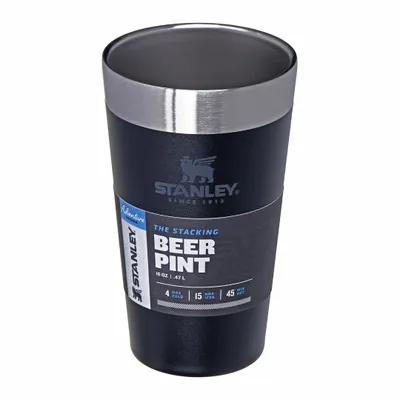 Produktbild von Stanley Adventure Beer Pint 0,47 L Matte Black Pebble