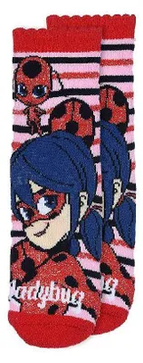 Produktbild von Miraculous Ladybug Kinder Antirutsch-Socken, 1 Paar, pink, Größe:27-30