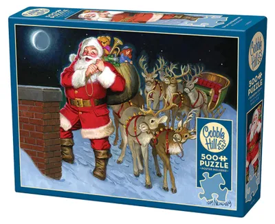 Obrázek produktu pro Puzzle 500 Przez komin... pod choinkę 113034