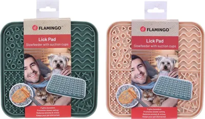 Zdjęcie produktu dla Mata do lizania Flamingo Munir, kwadratowa