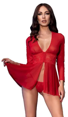 Produktbild von Chilirose Negligee CR4469 rot Größe: S