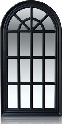 Savile Französischer Fensterspiegel Holzrahmen 86 x 46 cm