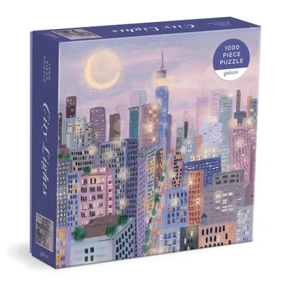 Produktbild von Galison Puzzle Svetlá v meste 1000 dielikov