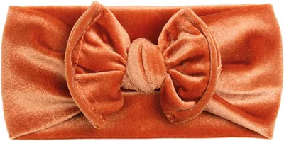 Productafbeelding van Fluwelen strikhoofdband voor babymeisjes, pasgeborenen en peuters