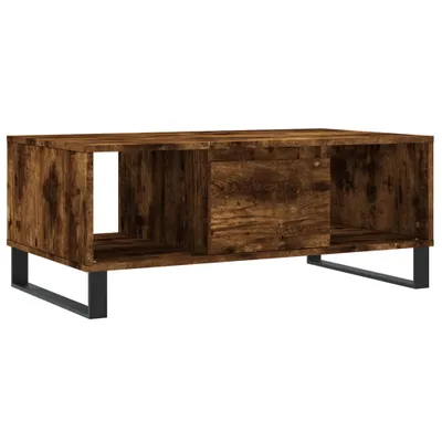 Obrázok produktu pre vidaXL Konferenčný stolík Smoked Oak 90x50x36,5 cm odvodený výrobok z dreva