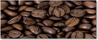 Produktbild von Tulup® Leinwandbild - 125x50 cm - Wandkunst - Drucke auf Leinwand - Leinwanddruck  - Essen & Getränke - Braun - Kaffeebohnen