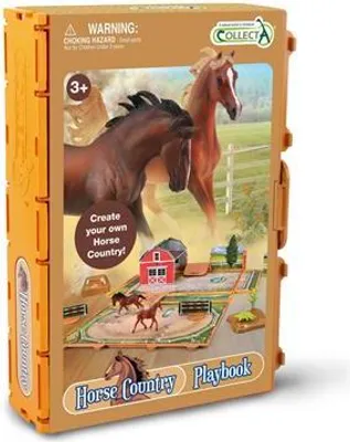 Produktbild von Collecta Pferde Spielset - lehrreiches Tierbuch Spielzeug