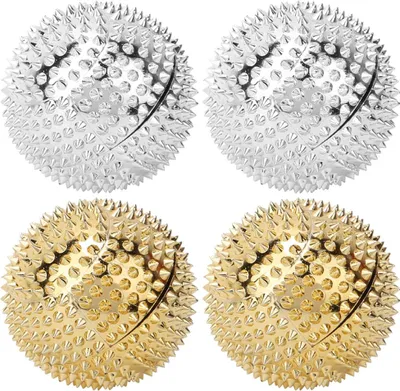 Immagine prodotto di 2 paia di palline magnetiche per il massaggio delle mani, rulli spigolosi, strumenti per la terapia di attivazione per alleviare la pressione