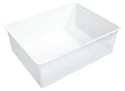 Produktbild von INTEGRI Weiss Mesh-Korb 185mm Garderobensystem Aufbewahrungskorb Organizer