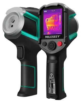 Zdjęcie produktu dla Przenośna kamera termowizyjna - 320 x 240 pikseli - częstotliwość odświeżania 50 Hz - złącze USB - kolor czarny