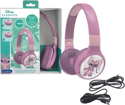 Immagine prodotto di Cuffie per bambini, Bluetooth 5.0, con cavo, limite di volume 85 dB, pieghevoli, con microfono, asta