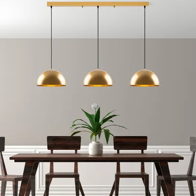 Obrázok produktu pre Opviq, Kure - 40 - Mr-722 - 2, luster, zlatý, KOVOVÉ TELESO, 145 x 40 x 36 - 116 cm