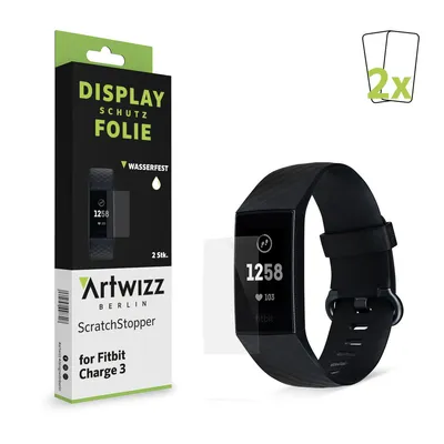 Produktbild von ARTWIZZ ScratchStopper für Fitbit Charge 3 Displayschutz Folie Schutzfolie