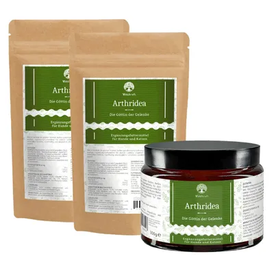 Produktbild von Waldkraft Arthridea - Bundel - 1x Tiegel & 2x Nachfüllpack