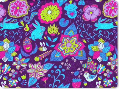Produktbild von MuchoWow® Mauspad Mousepad Mädchen - Kaninchen - Rosa - Muster - Mädchen - Kinder - Kinder 23x19 cm - Mousepads - Maus Mat - Pad - Mausunterlage - Schreibtischunterlage - Mauspad