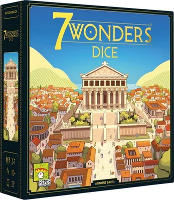 Produktbild von 7 Wonders Dice, Würfelspiel, Roll & Write, Ab 10 Jahren, 30 Minuten Spieldauer, Familienspiel