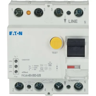 Produktbild von Eaton FRCDM-40/4/003-G/B Stromunterbrecher Fehlerstromschutzschalter (167893)