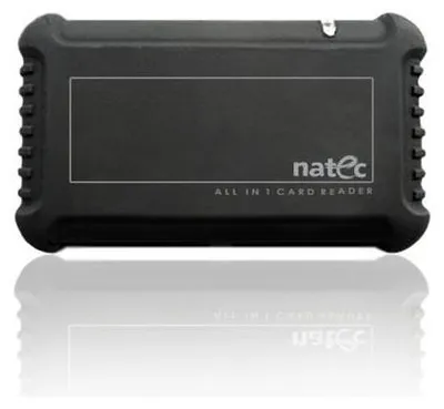 Zdjęcie produktu dla NATEC BEETLE, MMC, MS Micro (M2), MS PRO, MS PRO Duo, Memory Stick (MS), MicroSD (TransFlash), MiniSD, RS-MMC,..., Czarny, 480 Mbit/s, CE, USB 2.0, 0,8 m