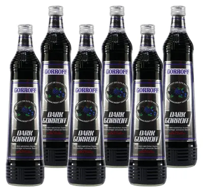 Produktbild von Gorroff Dark Likör mit Wodka (6 x 0,7L)