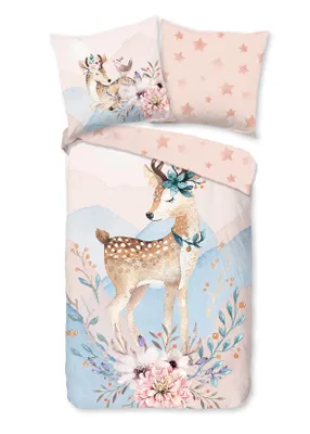 Zdjęcie produktu dla Muller Textiles 10051.99.01, Koc do nakrycia w zestawie, Poszewka na poduszkę dołączona