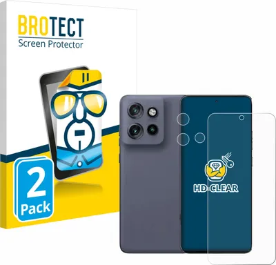 A product shot of screen protectors for a Motorola Edge 50 Neo, with packaging and a representation of the phone.