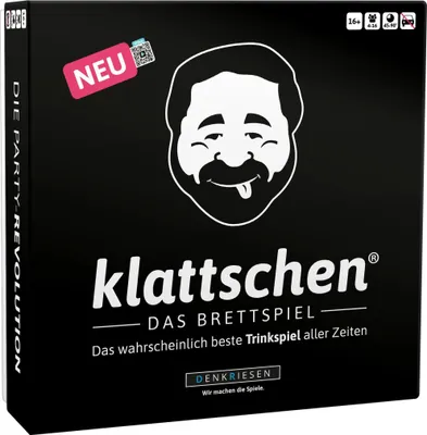 Produktbild von klattschen® | Das Brettspiel – "Das wahrscheinlich beste Trinkspiel aller Zeiten."