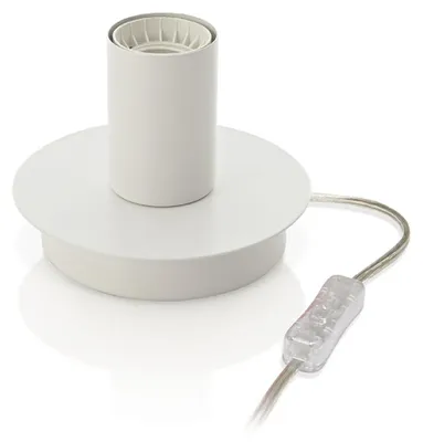 Immagine prodotto di Abatjour Contemporaneo Up And Down Metallo Bianco 1 Luce E27