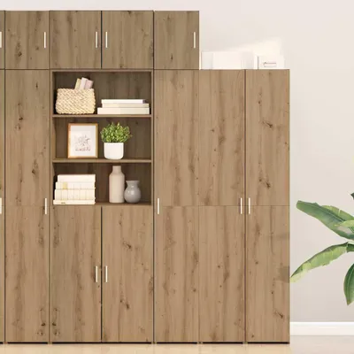 Produktbild von HOMMIE Wandschrank - elegantes Design - Küchenschrank /Badezimmerschrank - Artisan-Eiche 30x42,5x39,5cm Holzwerkstoff NEU825475 - Kommoden
