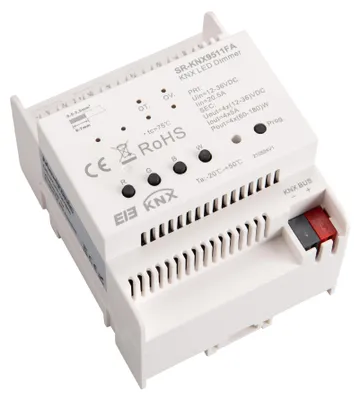 Produktbild von Din-Rain KNX-BUS Controller SR-KNX9511FA RGBW 12-36V DC 4CH 5A