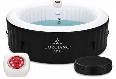 Zdjęcie produktu dla Dmuchane SPA Ogrodowe Hydromasaż Corciano 4-osobowe Okrągłe 180 cm Basen