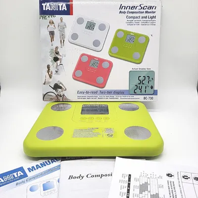 Immagine prodotto di Tanita BC 730 Bilancia pesapersone elettronica, portata massima 150 kg, display informativo LCD, analisi del grasso corporeo, analisi dei muscoli corporei, analisi dell'acqua corporea, funzione memoria, riconoscimento automatico della persona