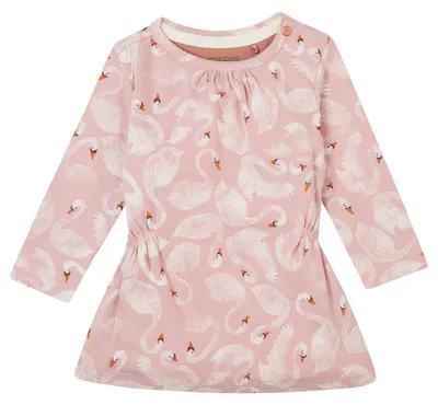 Imagen del producto de Vestido para niña Noppies, modelo Frevent, manga larga, estampado por toda la prenda