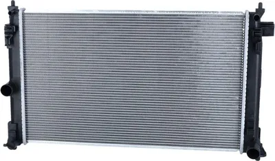 Produktbild von Kühler Motorkühlung Kühlrippen gelötet 600 - 360 mm Alu NRF für TOYOTA COROLLA