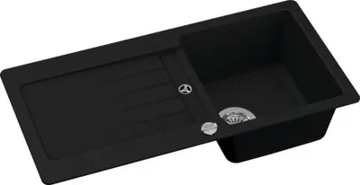 Produktbild von CENTA Spüle NAOS 45 860 x 435 mm schwarz NAOS 45 BL