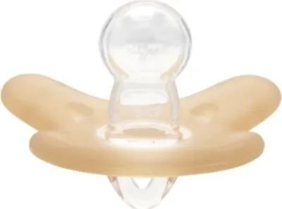 Immagine prodotto di Succhietto Canpol baby by Difrax in 100% silicone 0-6 mesi Simmetrico 1 pz - Arancione
