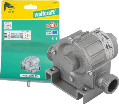 Zdjęcie produktu dla Wolfcraft 2200000 Pompa do wiertarki Pompa 1 szt.