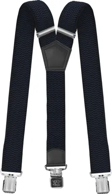 Produktbild von Fabio Farini - 1 Stück 4cm Breites Y-Design verstellbar mit extra starken Clipverschluss, Dunkelblau