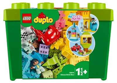 Produktbild von LEGO 10914 DUPLO Deluxe Steinebox, Lernspielzeug, Steine und Aufbewahrungsbox