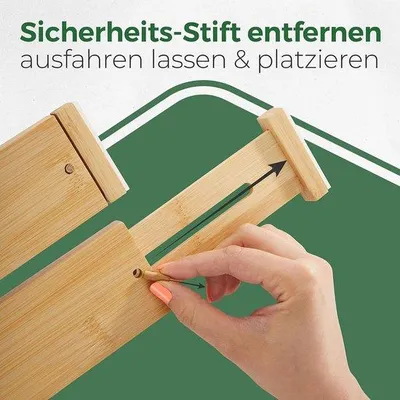 Produktbild von Holz-Bambus-Ladegerät - Ladestation mit Holz und Bambus