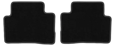 Image de Tapis arrière en moquette pour Nissan Qashqai II J11 2013- (crossover) – 2 pièces, noirs, sur mesure – Wielganizator LUX